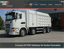 Tablet Screenshot of frontlinemachinery.com